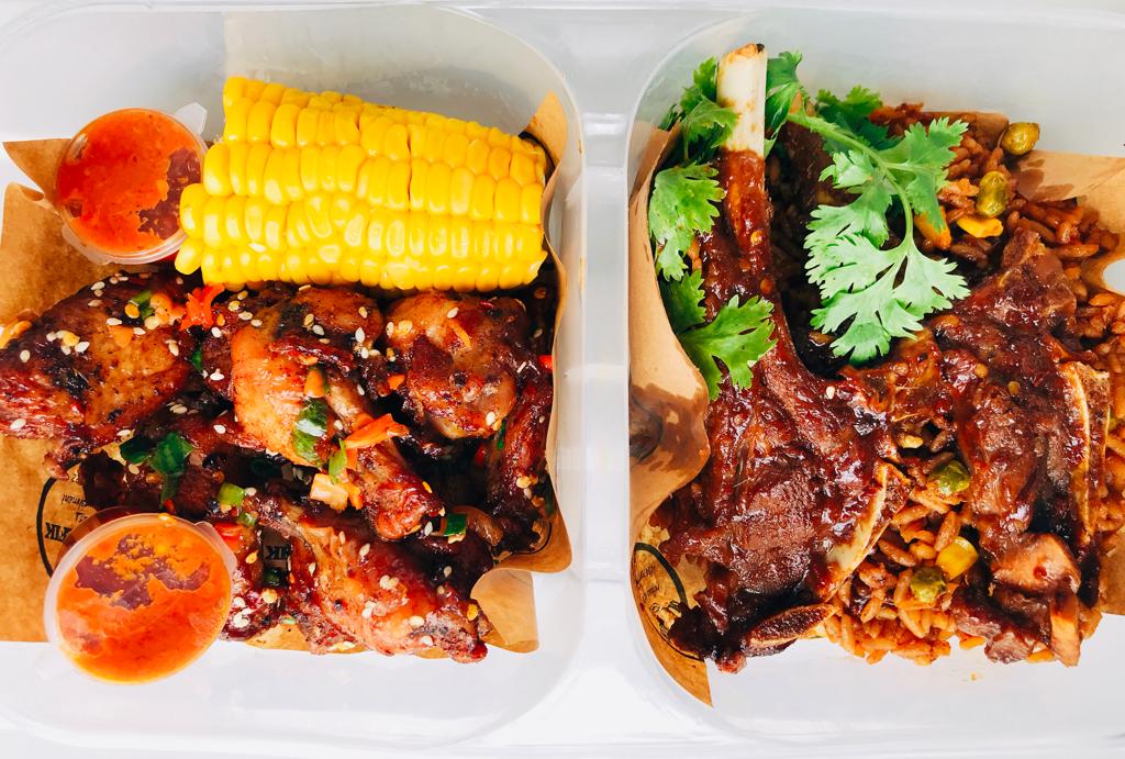 Lamb jollof rice with chicken wings ⋆ SMOLEFIKPOTS